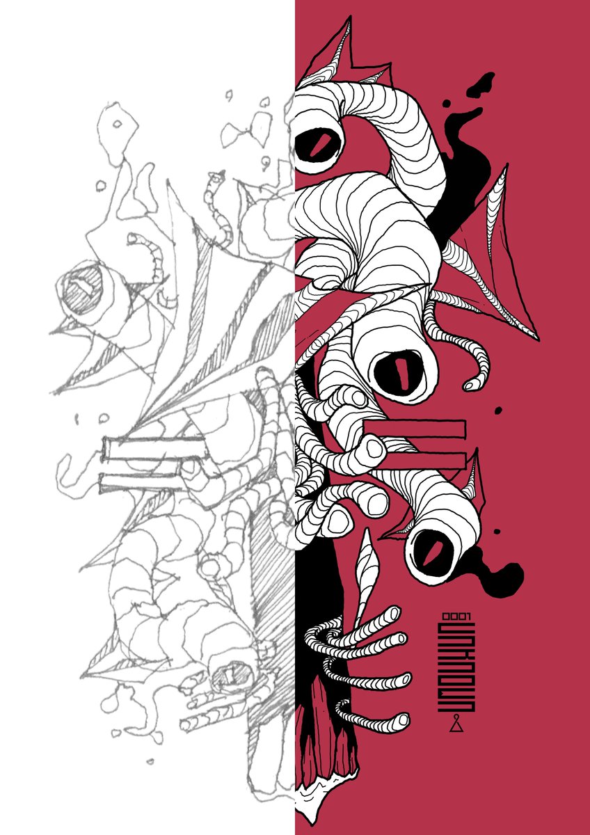 What does UNKNOWN 0001 mean to me?

1. It's the first artwork I inked on an iPad.
About a week ago, I finally decided to purchase a secondhand iPad. Rather than spending days or even weeks inking, I spent only one day for this. It's a huge leap from my previous workflow.