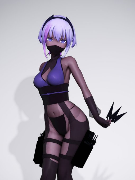 Cyalon(@Cyalonsan)さんから静謐ちゃんのくノ一風衣装をお借りしました!
セクシーかわいい🥰 