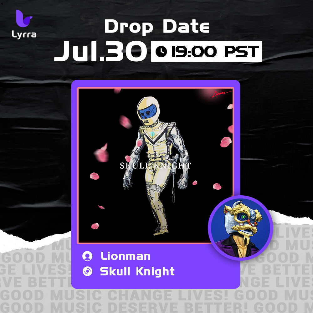 ArtistsLyrra's tweet photo. 🔮 SO PUMPED!!! 2nd group of music NFTs IS LIVE.👏Officially dropping at July 30th 19:00 PST. Let yourself off the hook and soak up the unique music in web3. Discover &amp; collect at https://t.co/HtZWRzM2lG 🪐#LyrraArtists #LyrraConstellation #Metaverse #Web3 #Polygon #Music https://t.co/WsGoUb07tU