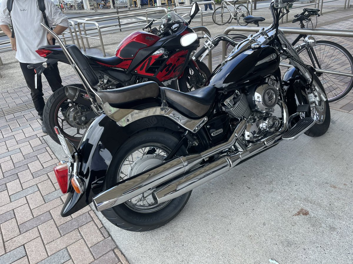 ck_hiroki's tweet photo. バイク納車しました✌️
#ドラッグスター400クラシック https://t.co/xnOxvfwK5h