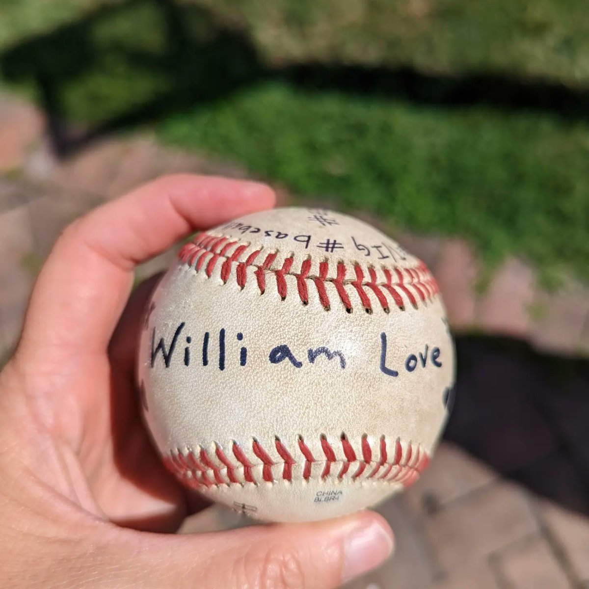 Vocalmama's tweet photo. Ball #35 left at  Harpers Ferry Station, Harpers Ferry, WV for William Love. @MomsDemand
@StudentsDemand @Everytown @bradybuzz @sandyhook @MLB @MiLB #WilliamLove
#enough
#EndGunViolence
#EndGunViolenceNow 
#voteguncontrol
#baseballsforchange https://t.co/hq0xNldN7W