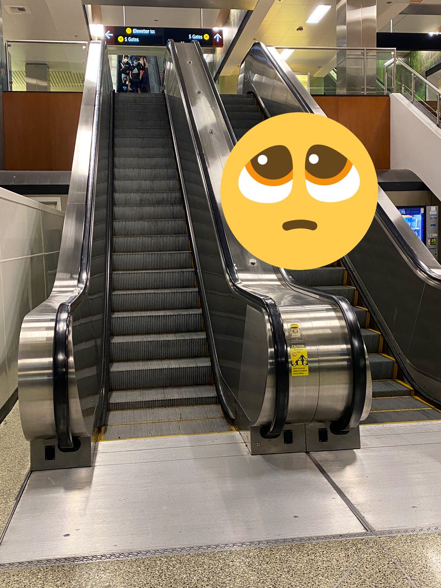 MissAngeleno's tweet image. Hi @flySEA, as a Seattleite I usually have no complaints about SeaTac but the escalator is broken on the way down to the S Train &amp;amp; as a mobile ♿️ person I‘be been standing outside the elevator opening FULL 3x. Any ideas? You’re celebrating #ADA this mo? #DisabledProblems #FlySEA
