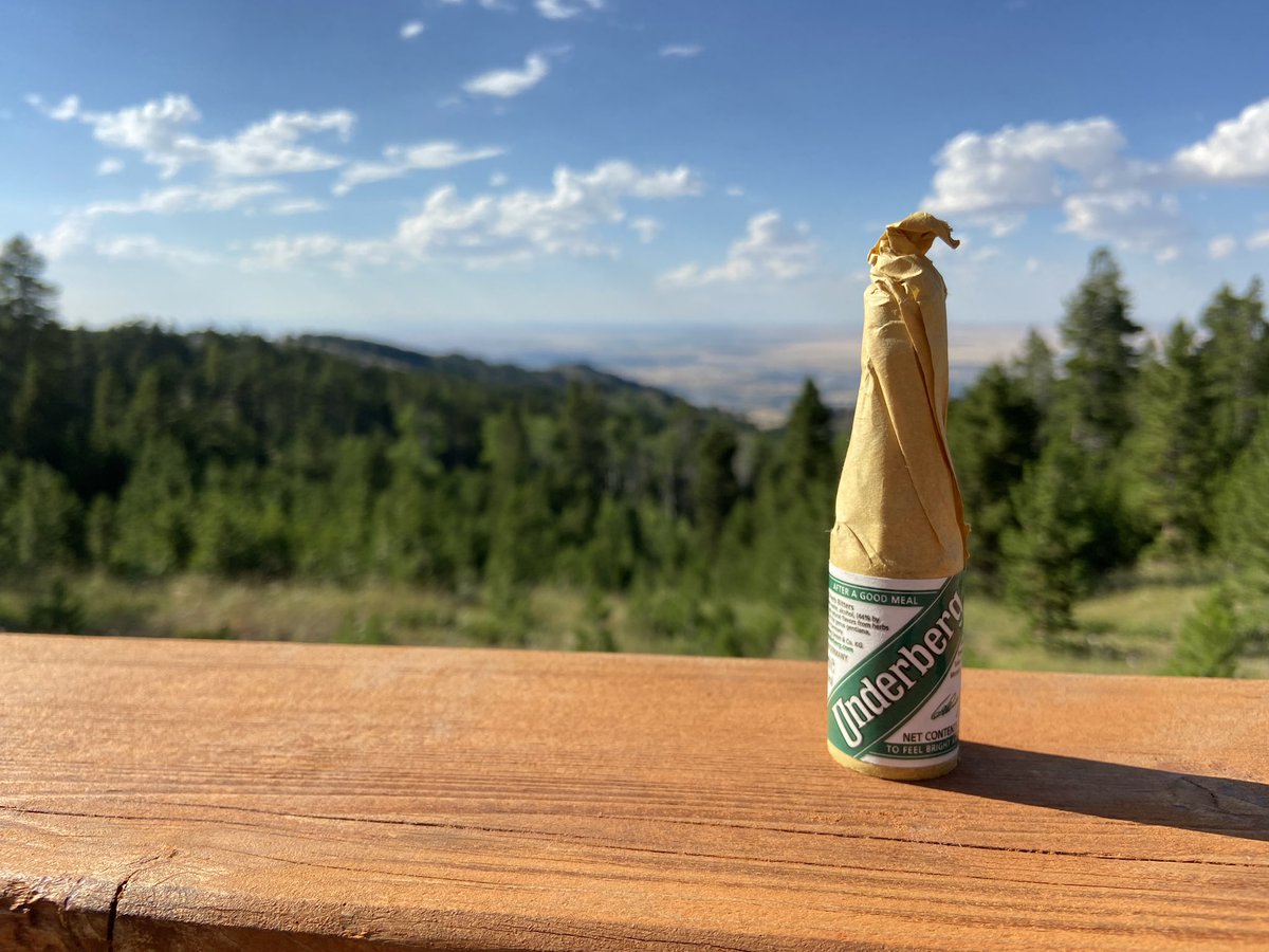 Don’t always get to drink #underberg out in nature. Need to do this more.