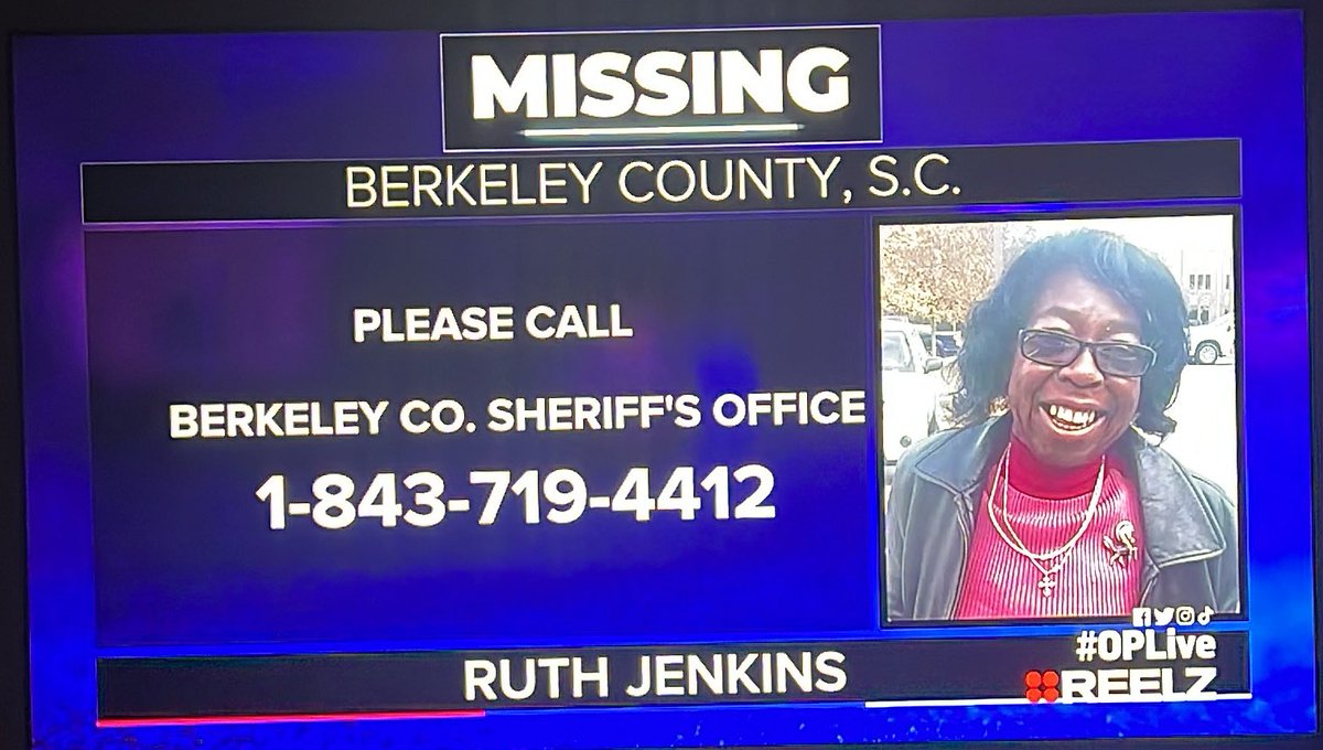 Prayers that she is found safe. <a href="/BerkCoSheriff/">Berkeley County Sheriff’s Office</a> #MissingPerson