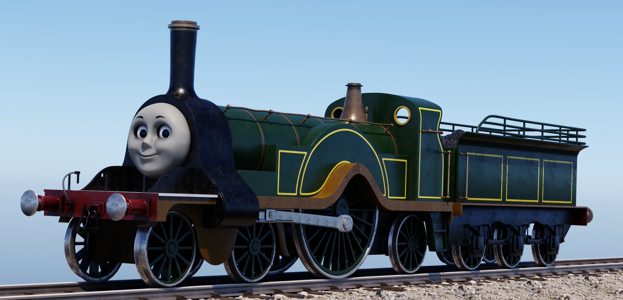Knuckles Productions on Twitter: "CGI Emily The Emerald Engine ...