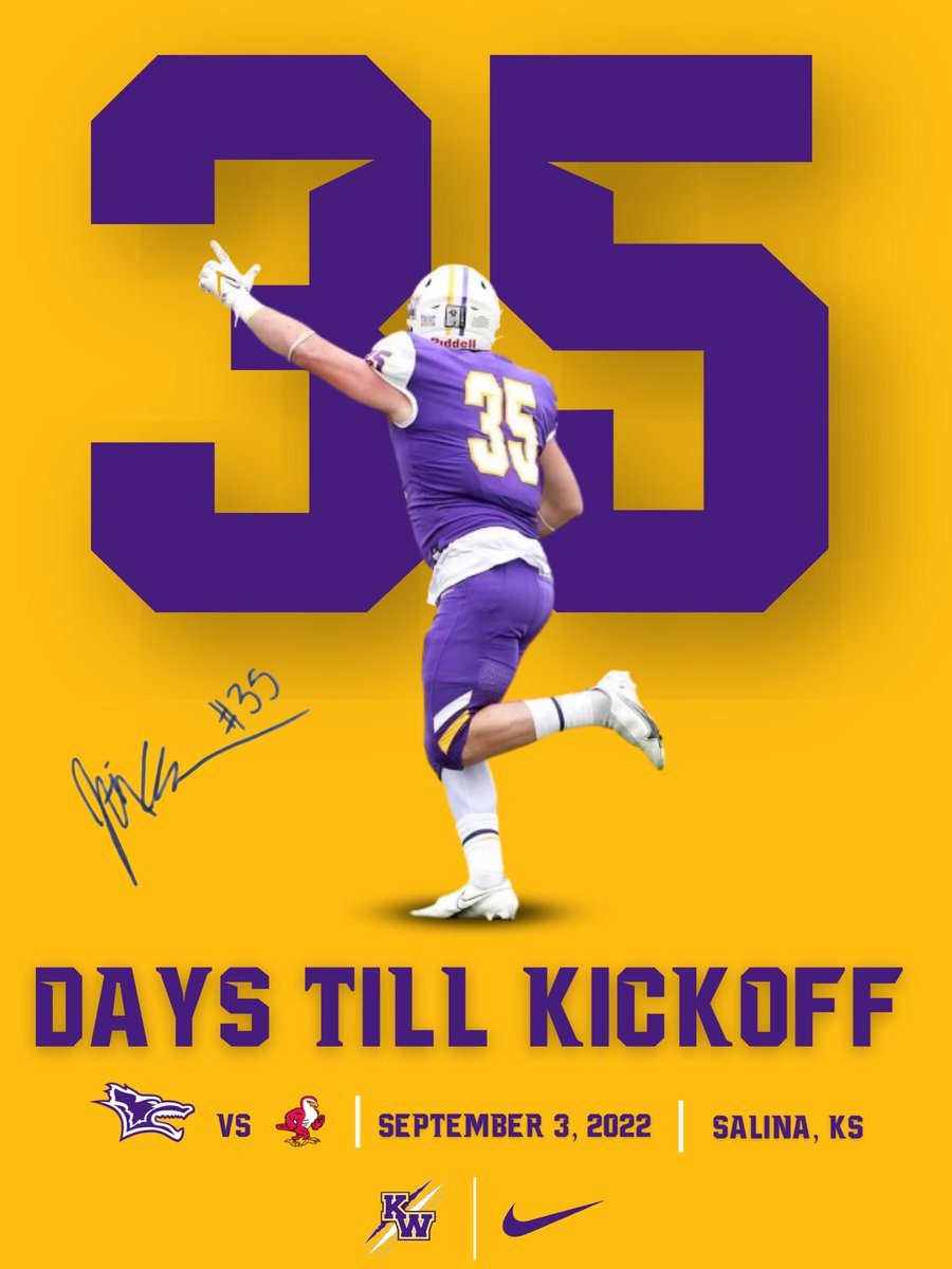 CoachBargas's tweet image. 35 DAYS TILL KICKOFF! See you in SALINA! #LOYALTY22

🗓️SEPTEMBER 3, 2022
🕐7:00 PM
🏟️GENE BISSELL FIELD