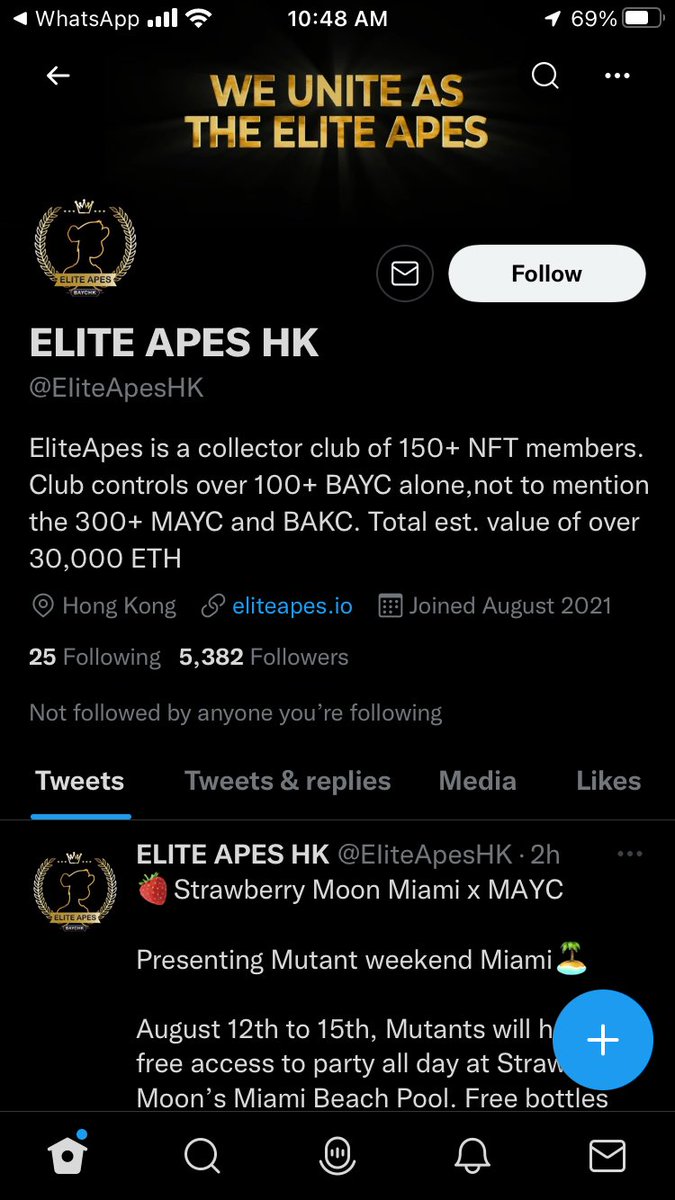 ELITE APES HK tweet media