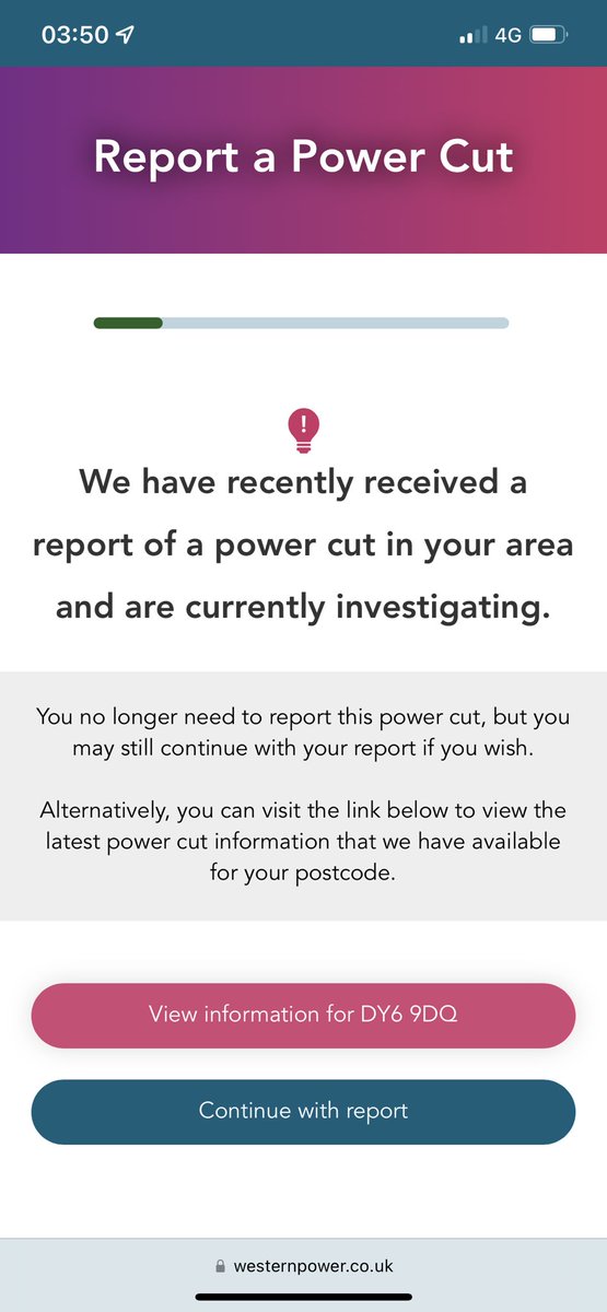 nikki24_w's tweet photo. @wpduk Just tried to report again and it says this https://t.co/GvtUpzDR58