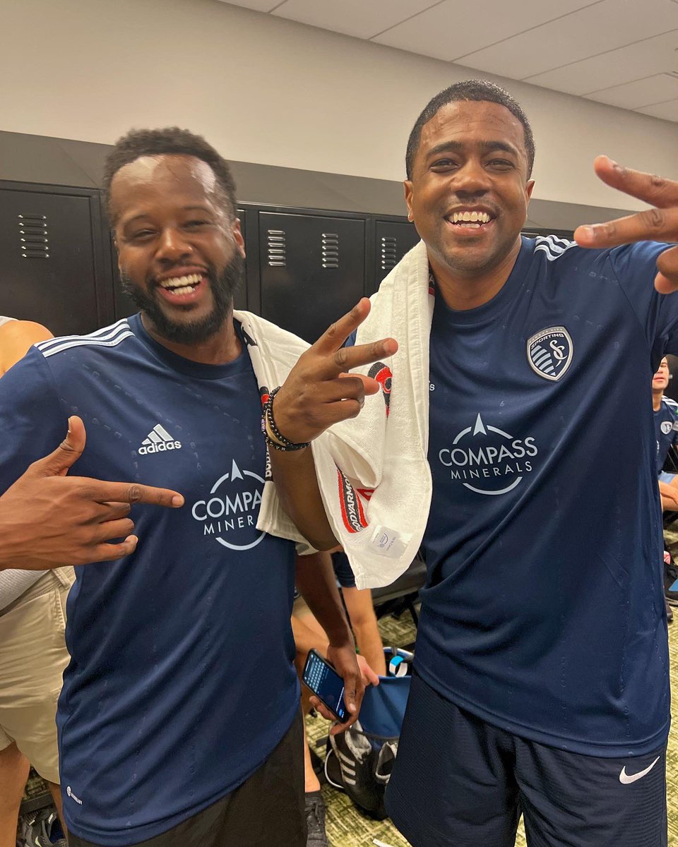 SteveWallsKC's tweet photo. Got the Dub #SportingKC #MediaGame @aaronladd0 #BlueSquad https://t.co/ezXb6qcfAp