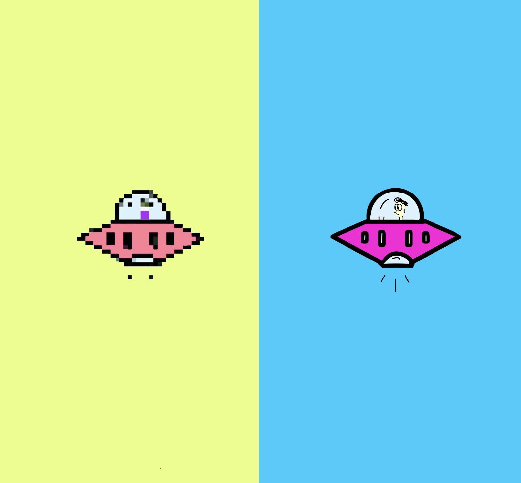 RavencoinAssets's tweet image. 🛸 FREE 250 $RVN Giveaway! 🛸

1️⃣ Like &amp;amp; RT
2️⃣ Follow @RavenUFOs
3️⃣ Comment your #RVN address

There will only be 99 UFOs.

Each exploring the universe to collect rewards!

9 hand drawn, 90 pixelated 🚀