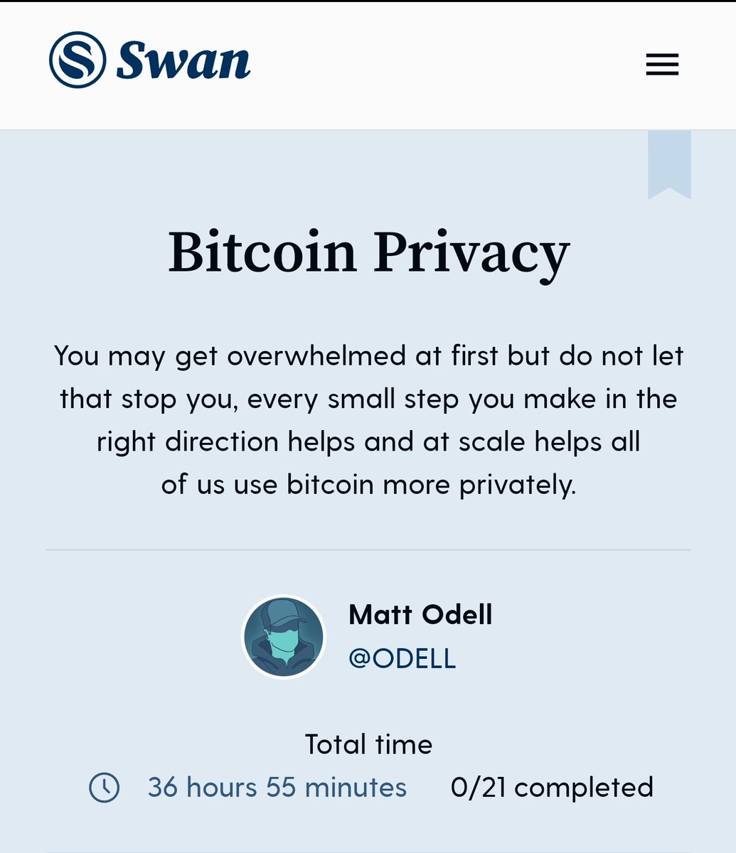 johnfoss69's tweet photo. Learn how to use #Bitcoin privately. 

It's easy and only takes a short 36hrs+ and 21 simple steps 😎

@BrankoKandijas https://t.co/47vCqPUpEz