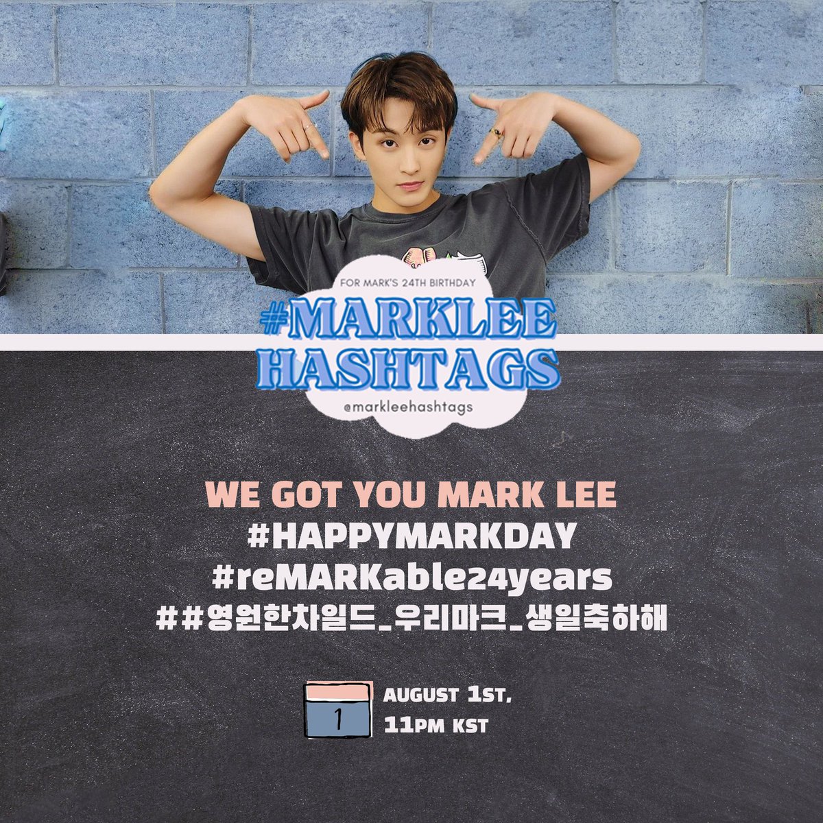 Mark Lee Hashtags | 마크 생일 해시태그 tweet media
