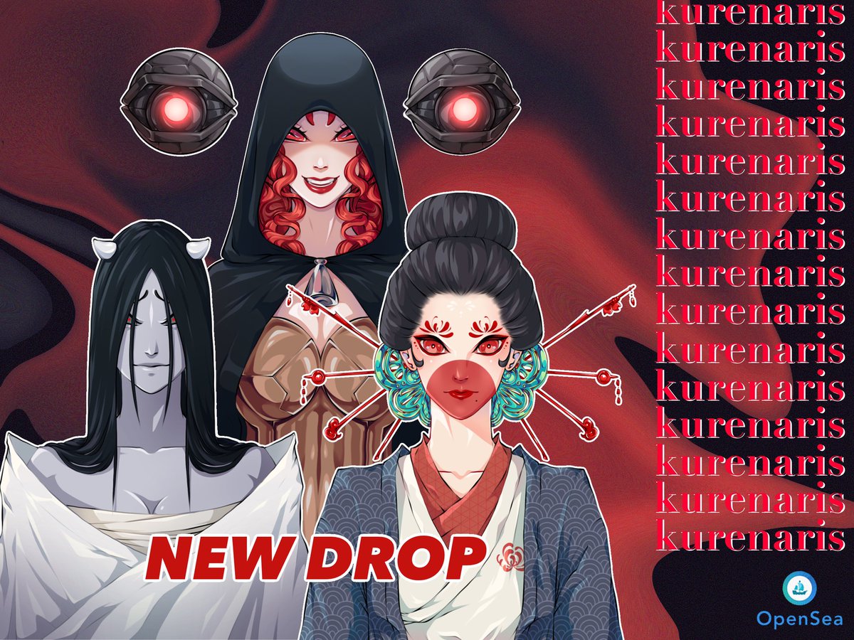❤️‍🔥❤️‍🔥 NEW DROP ❤️‍🔥❤️‍🔥

🩸kurenaris🔥

floor price 0.015 eth

🔻🔻visit my collection 🔻🔻
opensea.io/collection/kur…

I don’t mint yet , I’ve a little problem on opensea

#NFT #NFTTHAILAND #NFTCommunitys #NFTdrops #NFTThaicommunity #NFTartist #NFTArts #NFTartwork #NFTs