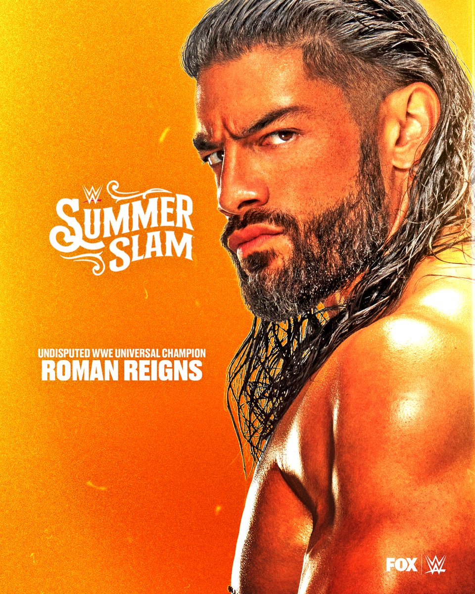 WWEonFOX's tweet image. ACKNOWLEDGE HIM!

#ANDSTILL UNDISPUTED.

#SummerSlam