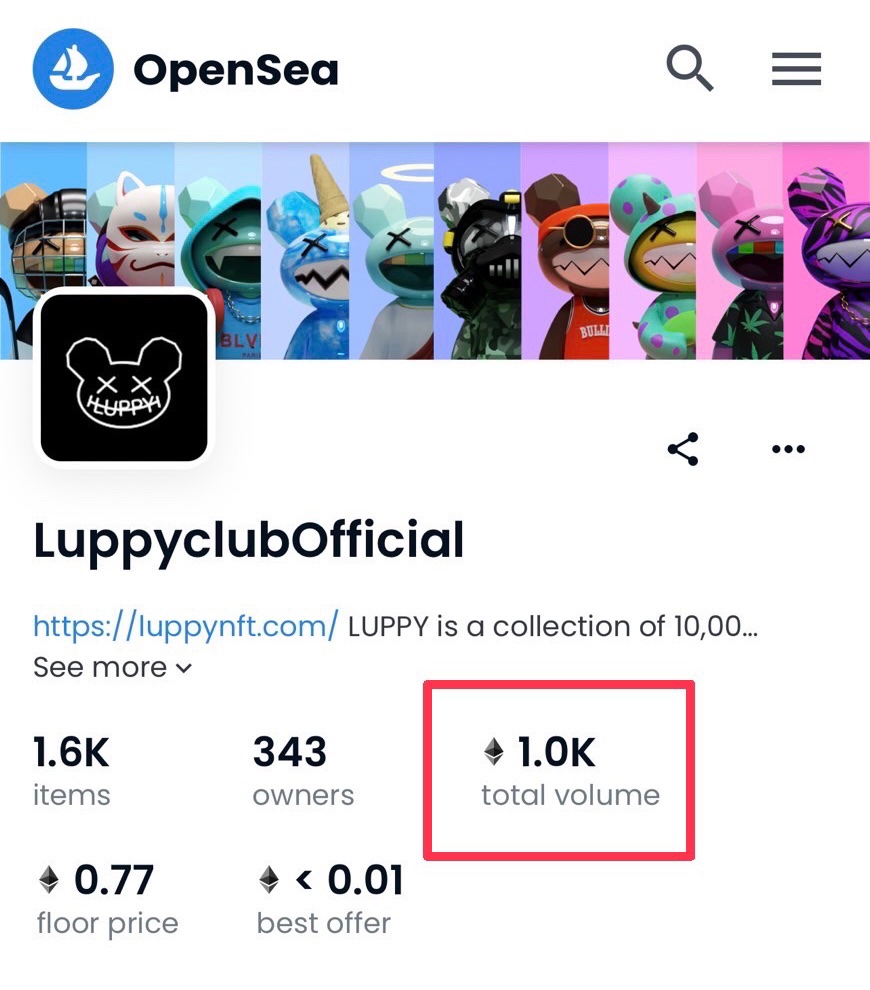 Exceeded total volume 1k within 2 months of launch🚀🚀🚀

2か月でtotal volume 1K突破🚀🚀