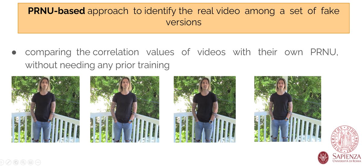 This Friday <a href="/wcci2022/">wcci2022</a> we will be presenting PRaNA a PRNU-based Technique to Tell Real and Deepfake Videos Apart in collaboration with <a href="/SPRITZGROUP/">SpritzGroup</a>  <a href="/mauroconti_/">Mauro Conti</a>