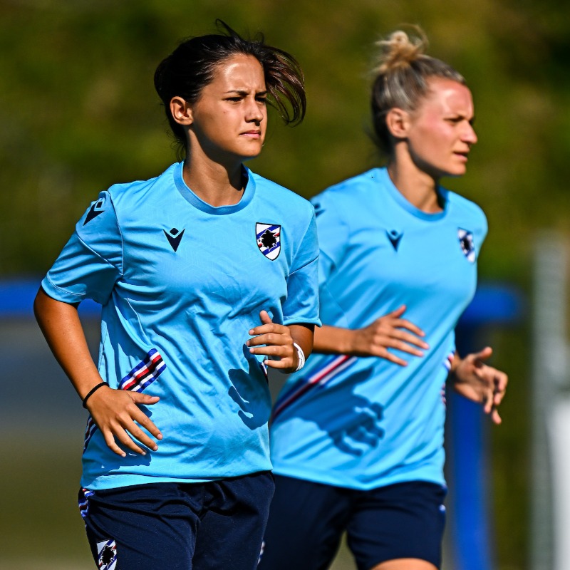 sampdoria's tweet photo. ๐๐ปโโ๏ธ | TRAINING
#SampdoriaWomen: i primi giorni di ritiro a #Ronzone.