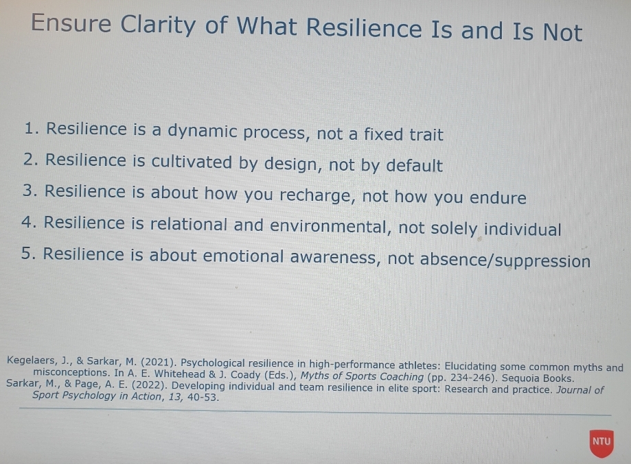 Dr Mustafa Sarkar (@mussarkar) on Twitter photo On the back of my Whyte review tweet, a number of people have asked for a summary of what resilience is and is not (see below). For a detailed overview, please see <a href="/Jolankeg/">Jolan Kegelaers</a> and I's chapter on clarifying myths of resilience in elite sport (researchgate.net/publication/35…). Please share. On the back of my Whyte review tweet, a number of people have asked for a summary of what resilience is and is not (see below). For a detailed overview, please see <a href="/Jolankeg/">Jolan Kegelaers</a> and I's chapter on clarifying myths of resilience in elite sport (researchgate.net/publication/35…). Please share.