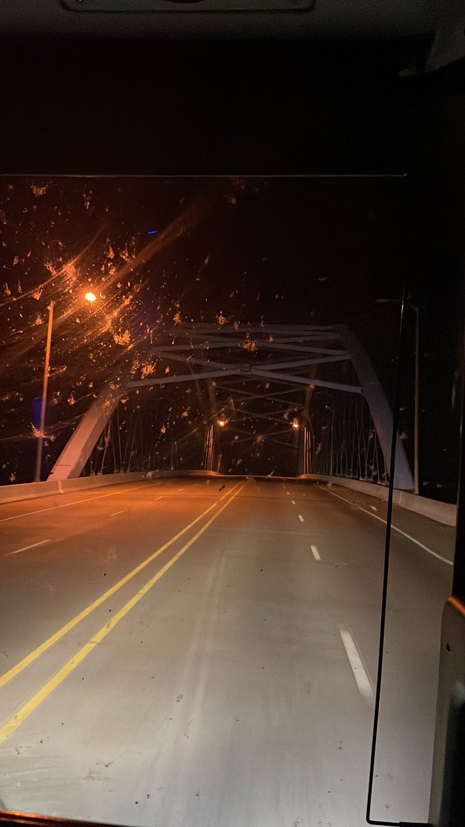 The trip returning from Crooked Creek Ranch is almost home. We just crossed the Missouri River in Atchison. ETA is 3:10am.