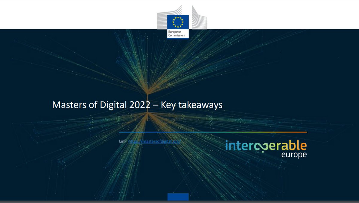 Joinup_eu's tweet image. 📰The #Legalinteroperability team attended the Masters of Digital 2022 &amp;amp; EU #OpenSource Policy Summit 2022 events hosted by the @DIGITALEUROPE &amp;amp; @OpenForumEurope❗
🔽Download the key takeaways presentations that the BLSI  team has gathered❗
👉bit.ly/3v7wAEM