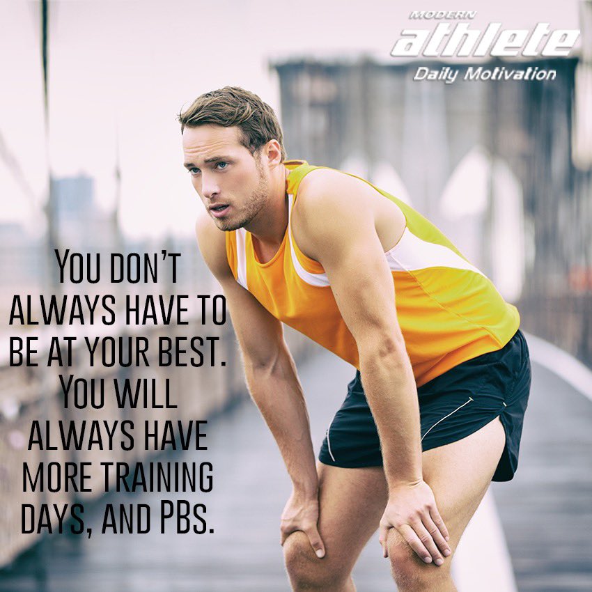 RichLask's tweet photo. "You don’t always have to be at your best. You will always have more training days, and PBs."
© Martinmark | https://t.co/BWuSDPgeJr
#modernathletemotivation https://t.co/bs28vihid7