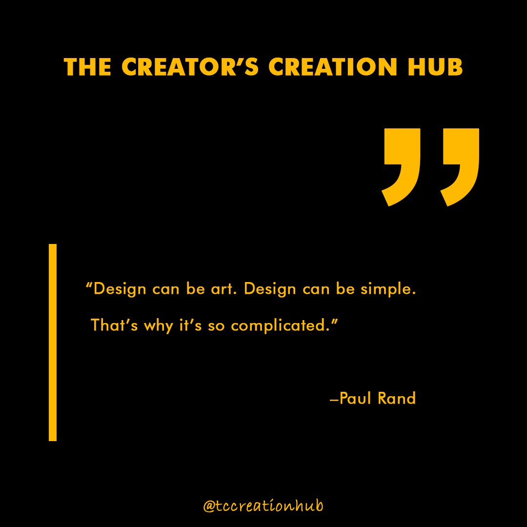tccreationhub's tweet photo. #tccreationhub #tcchquotes #graphicdesignquotes #creativity #creativeagency #creativequotes #design https://t.co/GJwIZkXocl