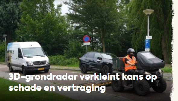 Als #voorbereiding op #vervanging van het #riool heeft ATKB 1,2 km in een dorpskern gescand met de 3D-grondradar op een doorgaande verkeersroute. Hoe voorkomt de #3Dgrondradar schade en vertraging? Lees meer over dit project op de website...