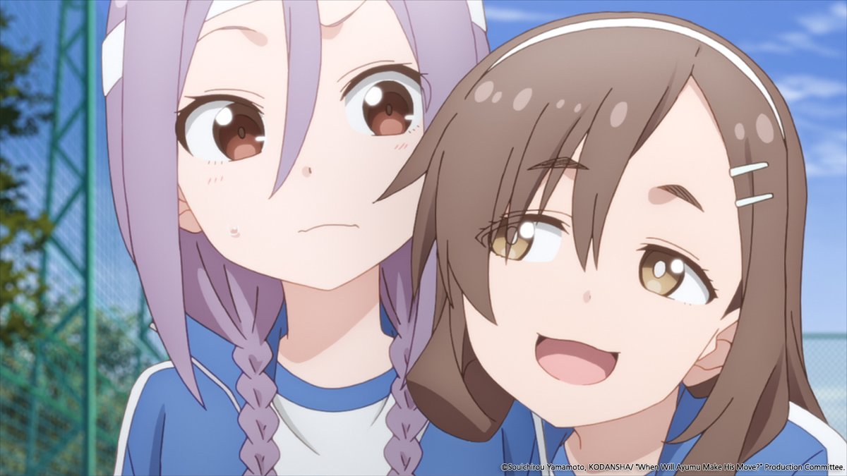 [애니플러스 7/20 00:00 방송 『그래도 아유무는 다가온다』 2화 "기뻐하시길 바라니까요"] - 2인 3각을 진행하는 와중, 아유무의 소꿉친구인 도서...