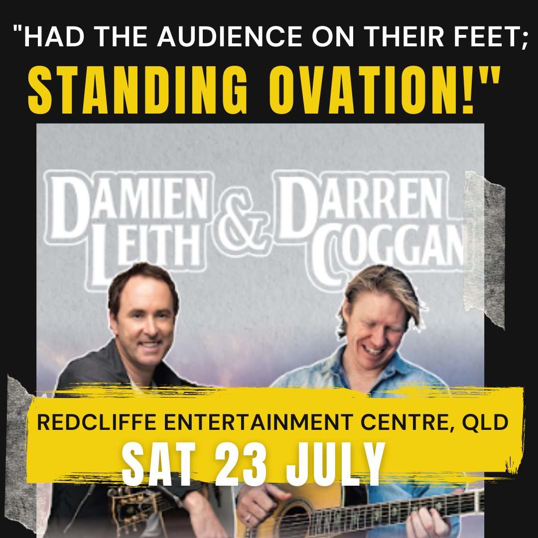 I'm excited to be heading back to perform in Queensland this Saturday - performing about an hour out of Brisbane at the fabulous Redcliffe Entertainment Centre. Hope to see you there! Final tickets here: redcliffeentertainmentcentre.com.au/Events/Two-of-…