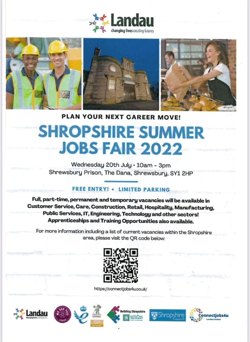 ShropCovenant's tweet image. Are you job hunting, then pop along to the below event tomorrow at The Dana and meet with various organisations
@landaunewstead
