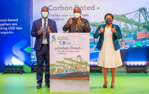KenGenKenya's tweet photo. In 2021, @KenGenKenya partnered with @StanChartKE during the release of their global Carbon Dated Report which examined the impact of multinational companies’ #NetZero plans on their supply chain. #KenGenClimateMitigation #EnergyChampion ^EM https://t.co/eudvCbhdb2