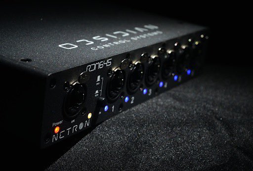 ControlObsidian's tweet image. Aesthetically pleasing shot of the #Netron RDM 645.
Designed for live production and installations, it features six opto-isolated RJ45 DMX outputs and flexible mounting options to cover any situation.
#obsidiancontrolsystems