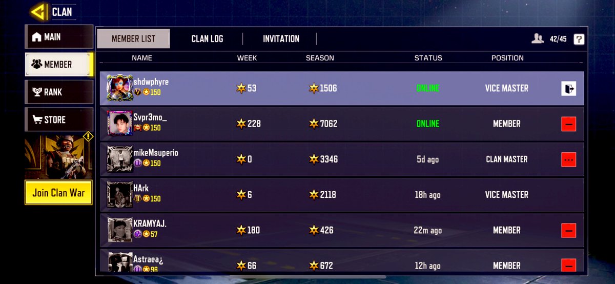 shdwphyre's tweet photo. I play #Domination in #rankedmultiplayer; thus, my pathetic K/D ratio, but that’s cool, I guess.
I’m also our rinky-dink Clan’s #ViceMaster again, yay (even if IDK these kids, & maybe I’d rather not, LOL), & rightfully so, ahem. 😅🤷🏻♀️ https://t.co/ZhiozZXkt2