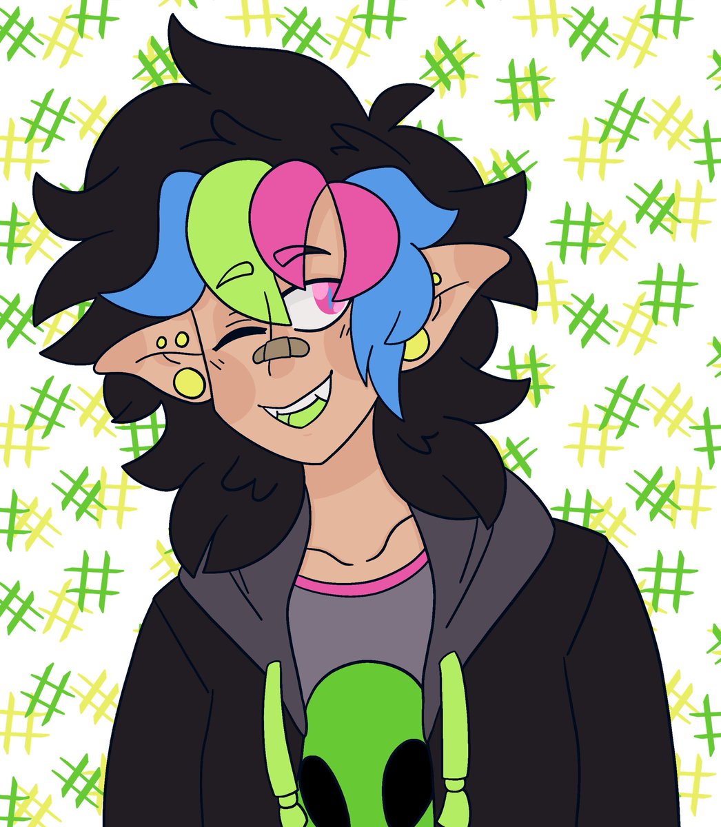 One more!
~rabidprince
#art #artist #artistontwitter #artfight #artfight2022 #digitalart #procreate #monsterboy #monster #originalcharacter