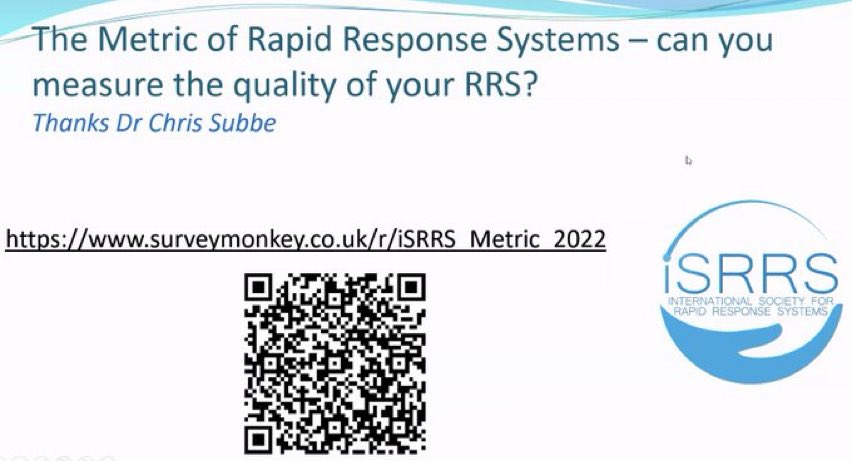 Does you hospital deliver quality care for patients at risk of catastrophic deterioration? Please complete &amp; retweet!