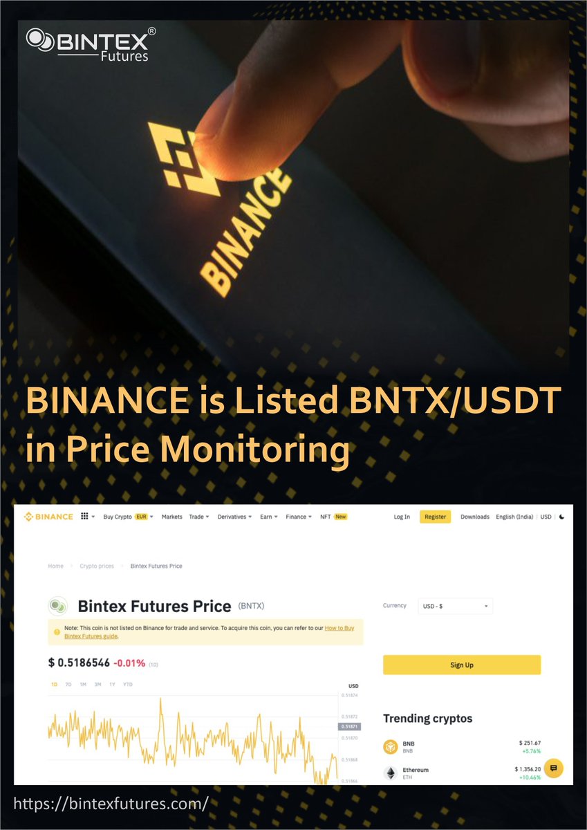 Binance Listed BNTX Coin in Price Monitoring 😎🤑
#Bintexfutures #BNTX