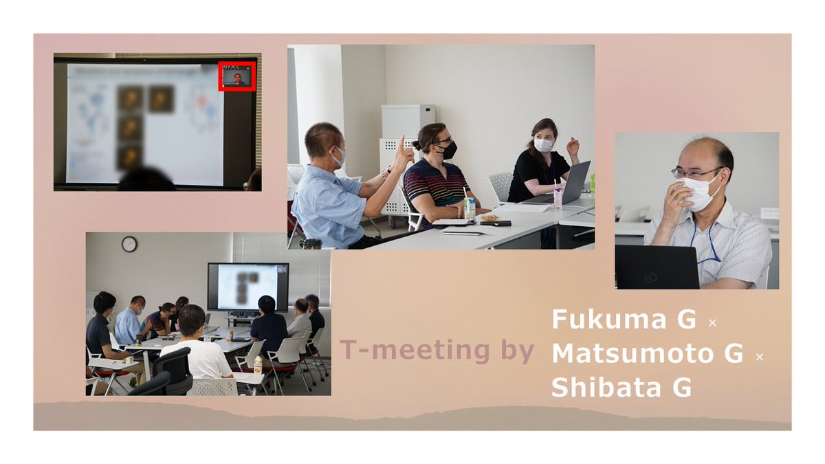 nanolsi's tweet photo. On July 14, T-meeting was held between Fukuma Lab, Matsumoto Lab, and Shibata Lab.
It seems that there are already collaborative projects going on between these laboratories, and the research results are expected!
#TransdisciplinaryResearch 
#WPI 
#NanoLSI
#ResearchCollaboration https://t.co/6H68FEntb9