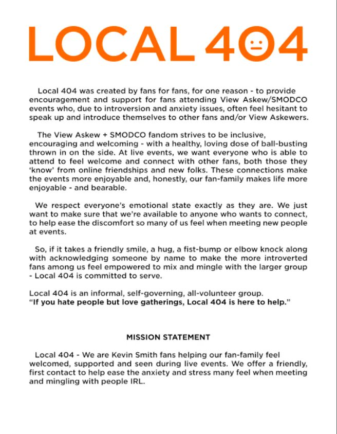 DisgruntledProj's tweet photo. 2 weeks away from @ThatKevinSmith and @JayMewes bday bash !!!
The #local404 will be there . Scan the QR code if you wanna join the 404 Discord and feel free to ask for any  assistance you may want.  They are here to help #viewaskewniverse #fanshelpingfans https://t.co/PBiFebOFVr