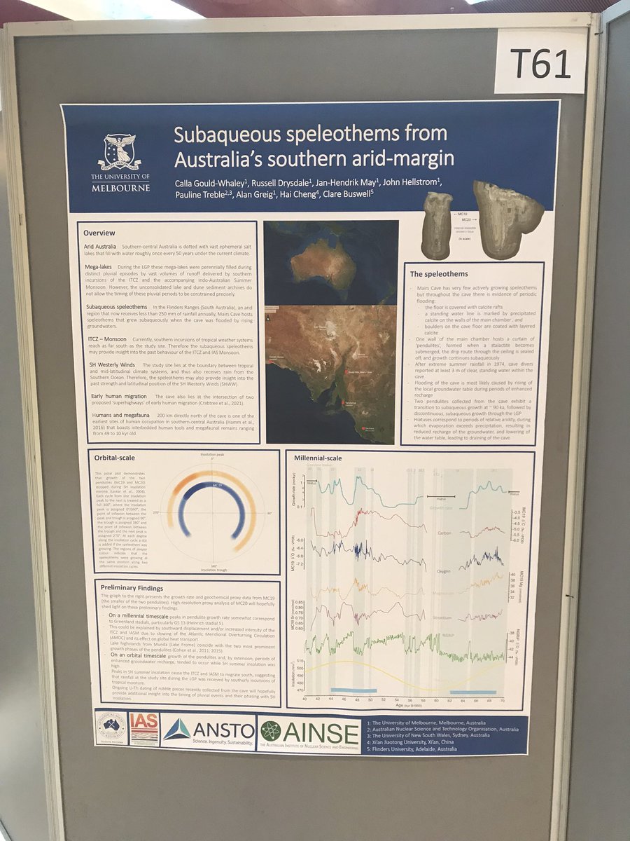 Poster posted! Palaeo people: please peruse!