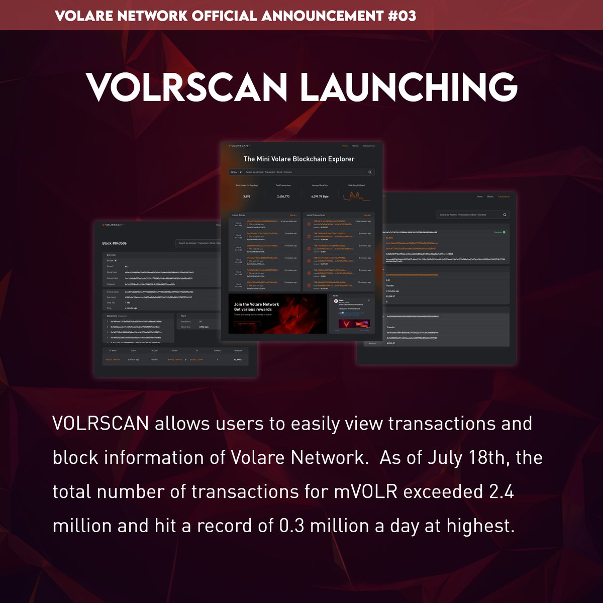 volare_official's tweet photo. Volare Official Announcement #03
Project preparation - What we have done so far
Link🔽
https://t.co/uSEmD6ScE2
#Volare #mVOLR #Blockchain #Cryptocurency #Airdrop #gamedev https://t.co/6zLaaIJEBJ