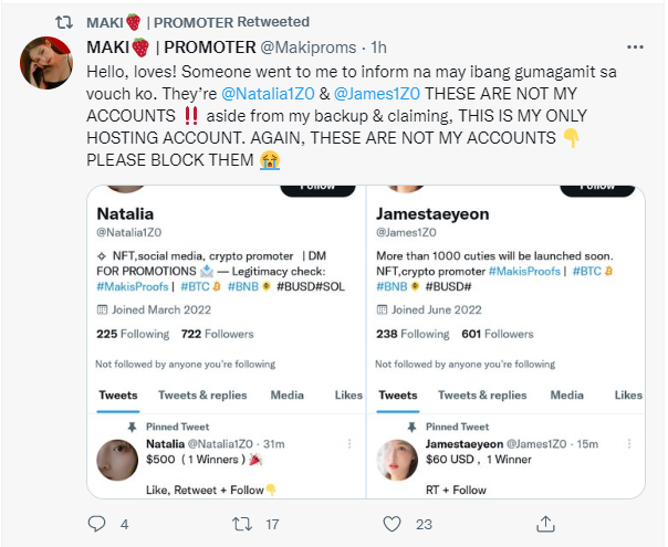 Starlight_1X's tweet photo. @Makiproms
I don't understand. stop me ? what's wrong with you? Seriously, you send dollars to your followers every day. Did you really do it? Not to get more people to follow you. Satisfy the money-making ambitions of people like you. https://t.co/p6OsEw61Ho https://t.co/rAj2qxvhO4
