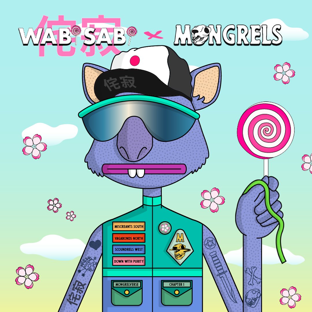 🍭Wabi Sabi Collective 🤝 Mongrels🍭

 🎉 We are giving away 3x Vibe List spots!!

To enter:
1️⃣ Follow <a href="/mongrelsnft/">Mongrel Breeding Program - cc0- Mint Live .0069E</a>, <a href="/WabiSabiNFT/">Wabi Sabi Collective</a> &amp; <a href="/eilsieNFT/">Eilsie</a>
2️⃣ Like, RT, Tag 3 friends 
3️⃣ Join: discord.gg/mongrels

🏆 24hrs. Good luck!🍀