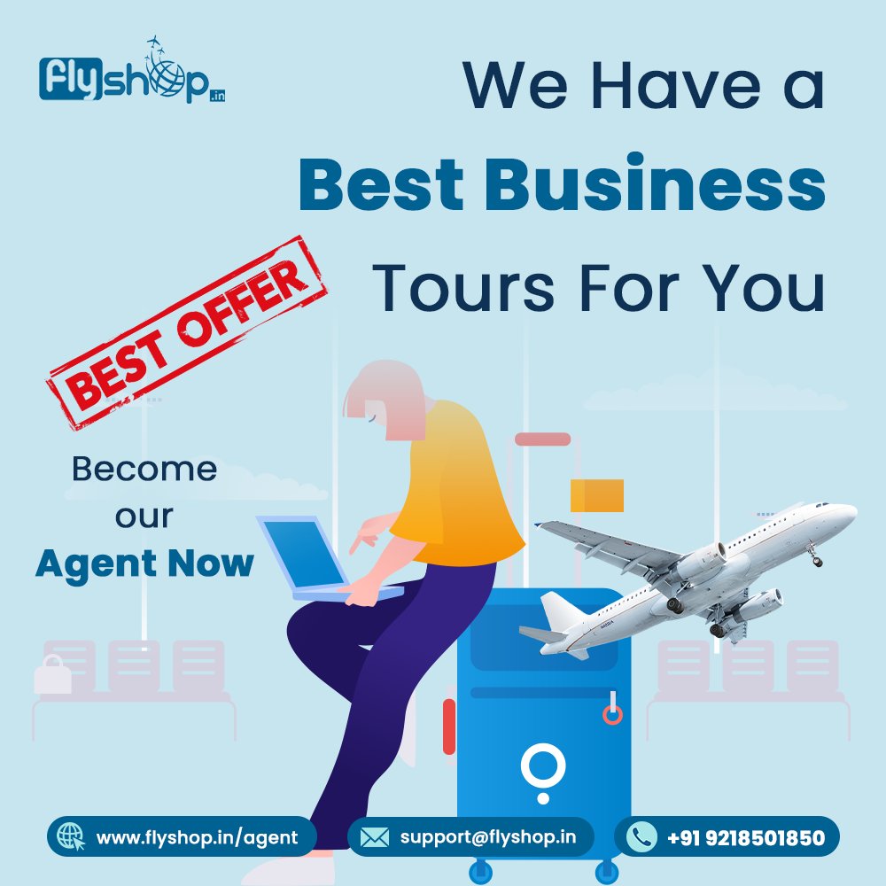 flyshop_in's tweet photo. Become our agent now
 we have a best business tours for you.🤩🤩
We know the best routes💯
https://t.co/kwGFkOQoKM
https://t.co/U0bkYhRwN7
https://t.co/BfD3tj7AlZ
call us at: 91 92 1850 1850
#unbeatablefare #agentservice #flightbooking #agentreview #b2bmarketing #Benefits #travel https://t.co/ubVXEJwqhS