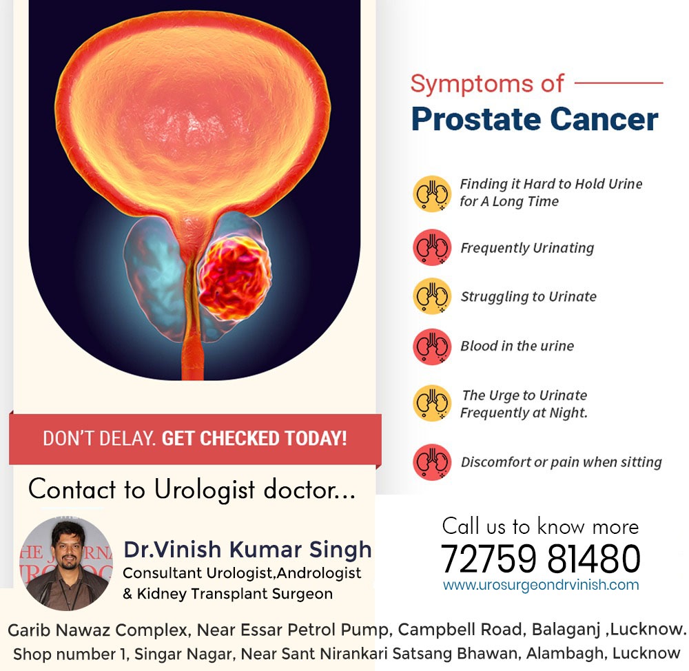 dr_vinish's tweet photo. #prostatecancer #prostatecancerawarenes  #trianglemindtechnologies 

Dr. Vinish Singh
Consultant Urologist,Andrologist 
&amp; Kidney Transplant Surgeon
https://t.co/ukouaZmBAK
7275981480
Shop number 1, Singar Nagar, Near Sant Nirankari Satsang Bhawan Alambagh, Lucknow, Uttar Pradesh https://t.co/InRvJHJX13