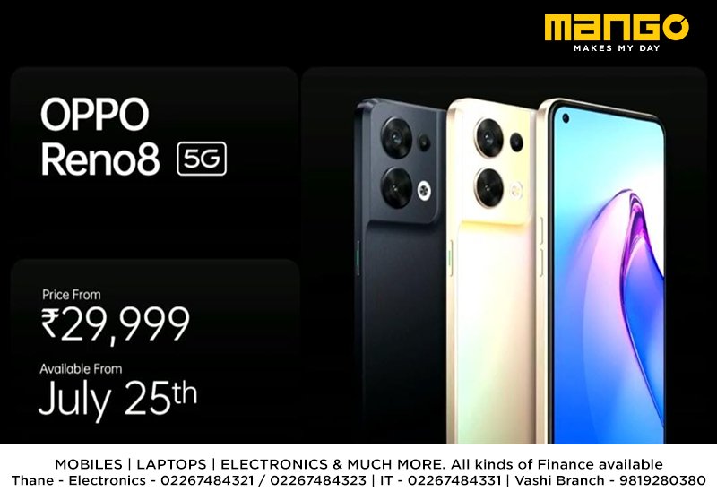 MangoTechThane's tweet photo. Experience the power of 4k clarity and MariSilicon with the smart OPPO Reno 8 and OPPO Reno 8 Pro. Live demo available at #MangoTech , visit us today! https://t.co/GB4e8W5BEa