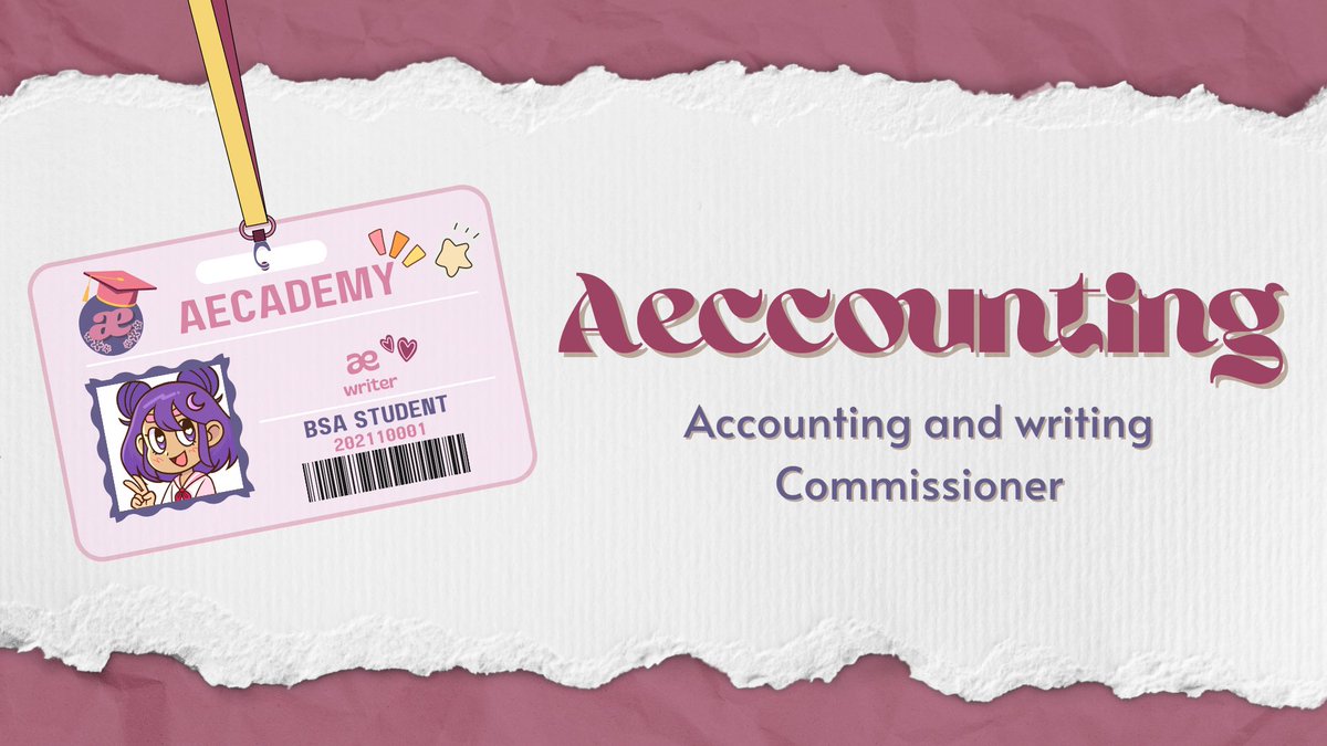 aeccountingg's tweet photo. ଘ(੭*ˊᵕˋ)੭* ̀ˋ Hey there, I’m Ae, BSA student! 

Check out my commsheet below for more information about my services ✿ ʕ •ᴥ•ʔ (New subject forte added!)

Feedbacks ✨ ~ https://t.co/wUfaQAXCxb https://t.co/b509Sl1jOk