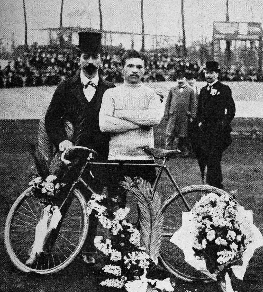 beyondserious's tweet photo. On this date, 7-19-1903, Maurice Garin wins the first ever Tour de France.
https://t.co/dCdyfhA3ll https://t.co/U8riWinyOr