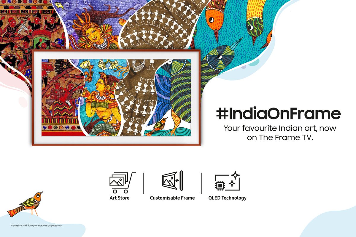 ForeverBihar's tweet photo. #IndiaOnFrame #MithilaArt

'Madhubani Art on TV'

Now complement your TV cabinet with #Mithila paintings frame when your TV is off. TV when it's ON And #Art when it's OFF. @palka2015

https://t.co/j5eyXqjuA4 https://t.co/GvM0rHejkB