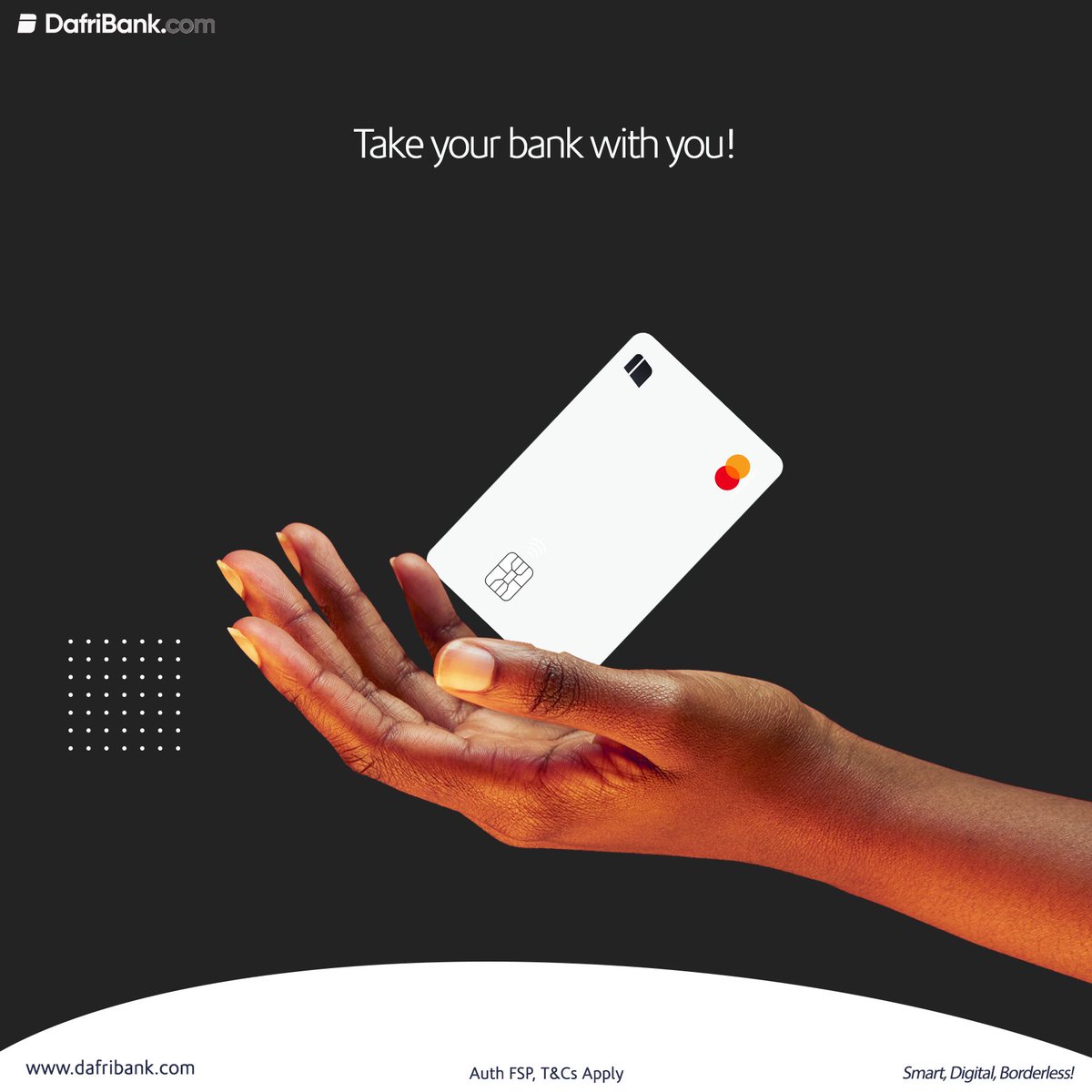 What is more appealing than having your bank go with you anywhere in the world, still sorting your financial needs?
#DafriBank #crossborder