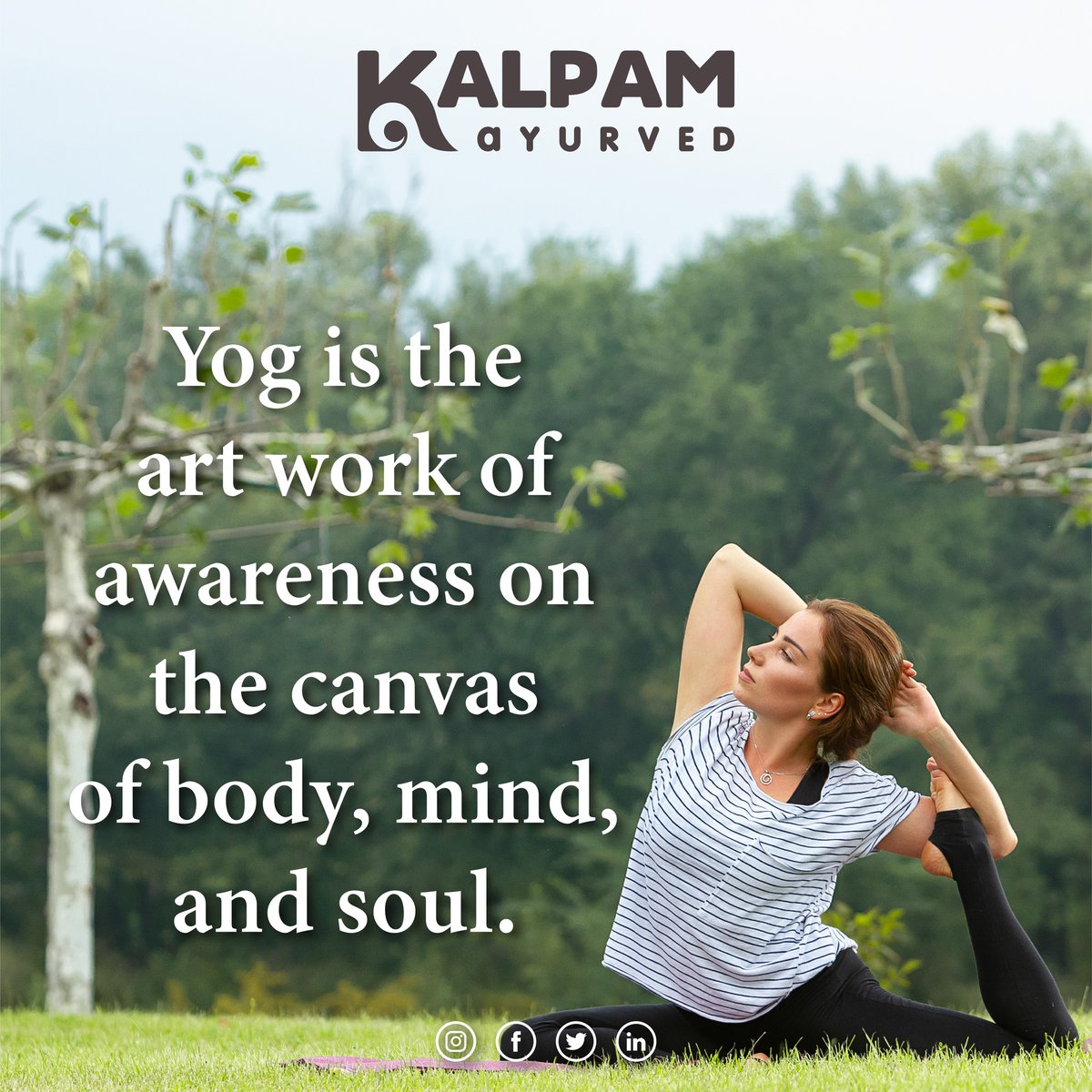Good morning
.
#kalpamindia #kalpamayurved #yog  #ayurvedafacts #healthfacts #healthquotes #lifequotes 
.
‼️𝐂𝐨𝐩𝐲𝐫𝐢𝐠𝐡𝐭 𝐃𝐢𝐬𝐜𝐥𝐚𝐢𝐦𝐞𝐫‼️

Fair use is a use permitted by copyright statute. (𝐍𝐎 𝐂𝐎𝐏𝐘𝐑𝐈𝐆𝐇𝐓 𝐈𝐍𝐅𝐑𝐈𝐍𝐆𝐄𝐌𝐄𝐍𝐓 𝐈𝐍𝐓𝐄𝐍𝐃𝐄𝐃)